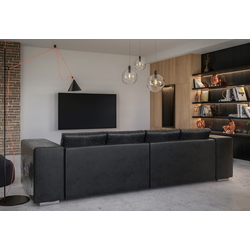 Canapea Inspira Furniture Jumbo 5 Seater Gobi 97 (Anthracite) Thumb