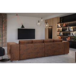 Canapea Inspira Furniture Jumbo SF 5 Seater Gobi 03 (Brown) Thumb