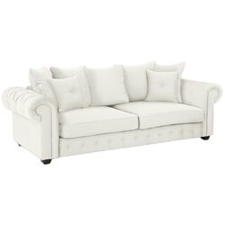 Canapea Inspira Furniture Leicester 2.5 Seater Cosmic 10 (Cream) Thumb