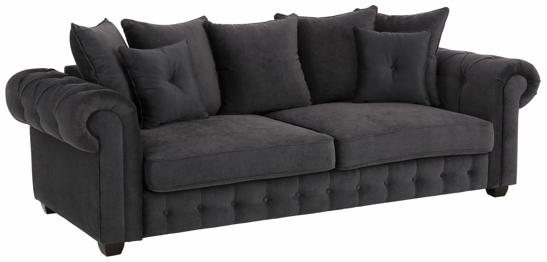 Canapea Inspira Furniture Leicester 2.5 Seater Cosmic 101 (Graphite)