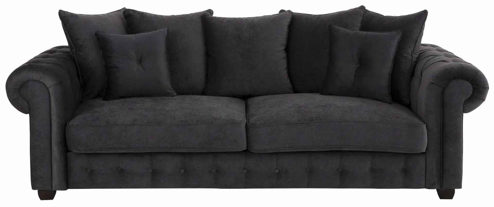 Canapea Inspira Furniture Leicester 2.5 Seater Cosmic 101 (Graphite)