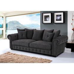Canapea Inspira Furniture Leicester 2.5 Seater Cosmic 101 (Graphite)