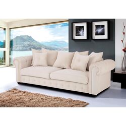 Canapea Inspira Furniture Leicester 2.5 Seater Granada 2731 (White)