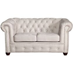 Диван Inspira Furniture Oxford 2 Seater with Casters/York Amore 31 (Grey) Thumb