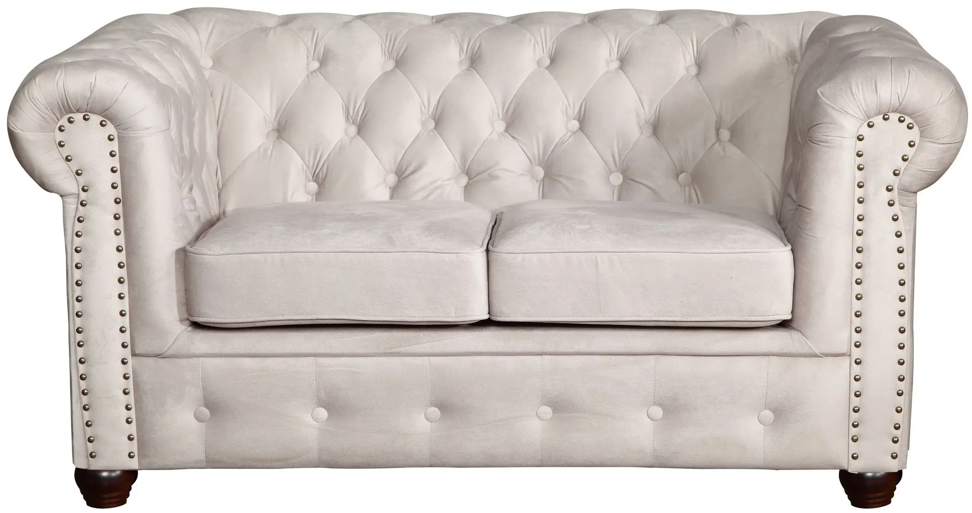 Диван Inspira Furniture Oxford 2 Seater with Casters/York Amore 31 (Grey)