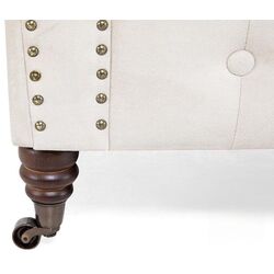 Диван Inspira Furniture Oxford 2 Seater with Casters/York Amore 31 (Grey) Thumb