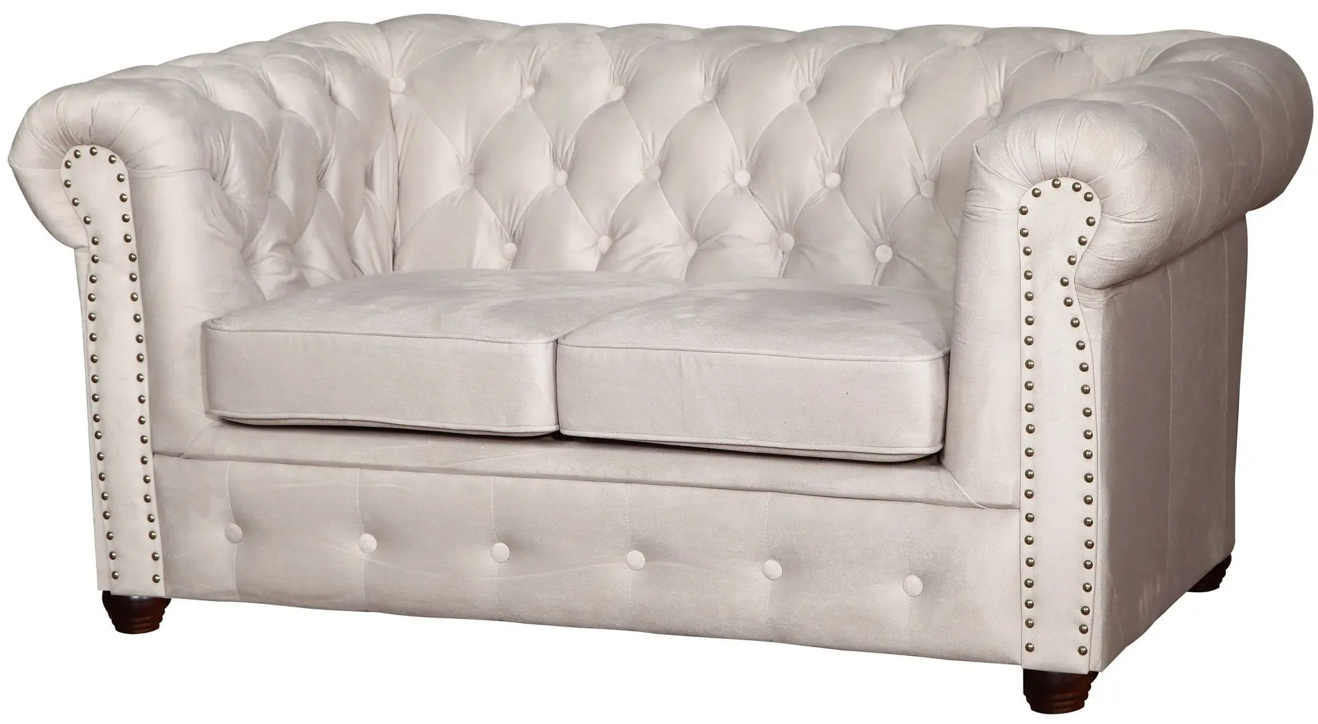 Диван Inspira Furniture Oxford 2 Seater with Casters/York Amore 31 (Grey)