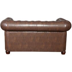 Canapea Inspira Furniture Oxford 2 Seater with Casters/Classic MG 20 (Brown) Thumb