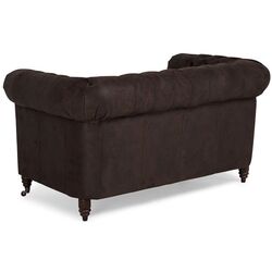 Canapea Inspira Furniture Oxford 2 Seater with Casters Gobi 04 (Brown) Thumb