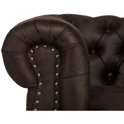 Canapea Inspira Furniture Oxford 2 Seater with Casters Gobi 04 (Brown) Thumb