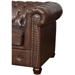 Canapea Inspira Furniture Oxford 3 Seater with Casters/Classic MG 20 (Brown) Thumb