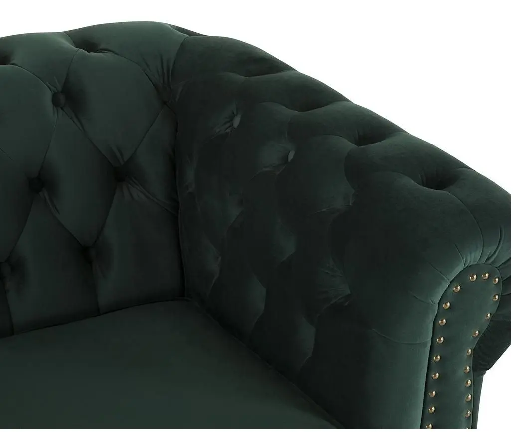 Диван Inspira Furniture Oxford 3 Seater with Casters Riviera 38 (Dark Green)