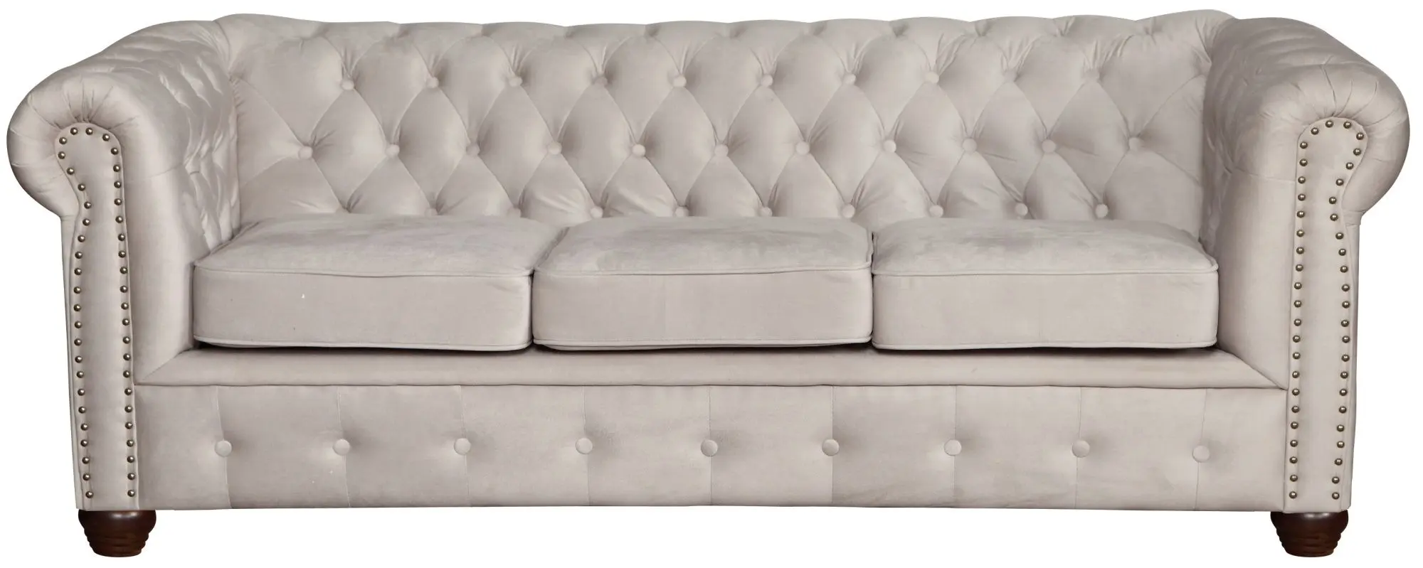 Диван Inspira Furniture Oxford 3 Seater with Casters/York Amore 31 (Grey)