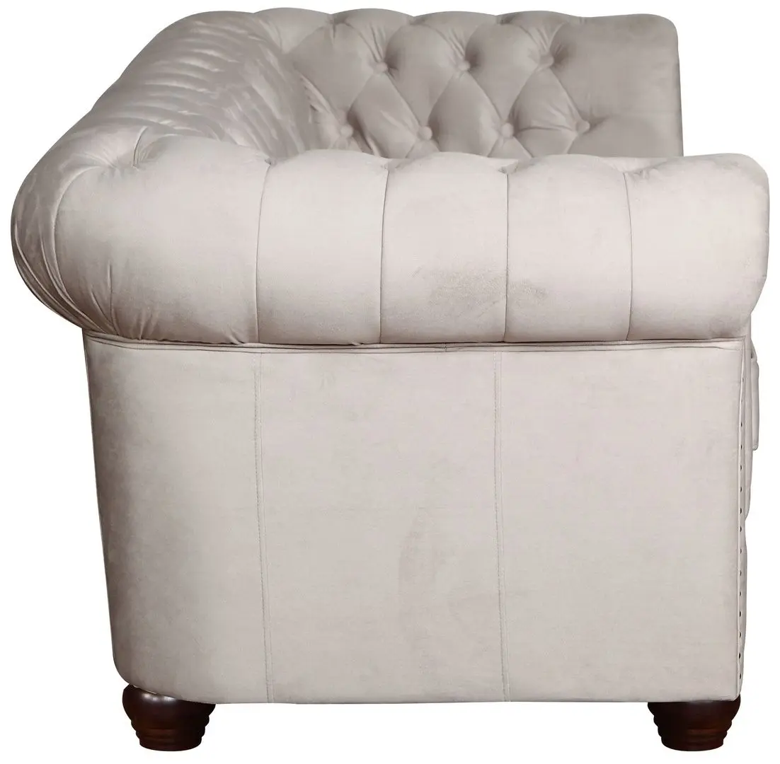 Диван Inspira Furniture Oxford 3 Seater with Casters/York Amore 31 (Grey)