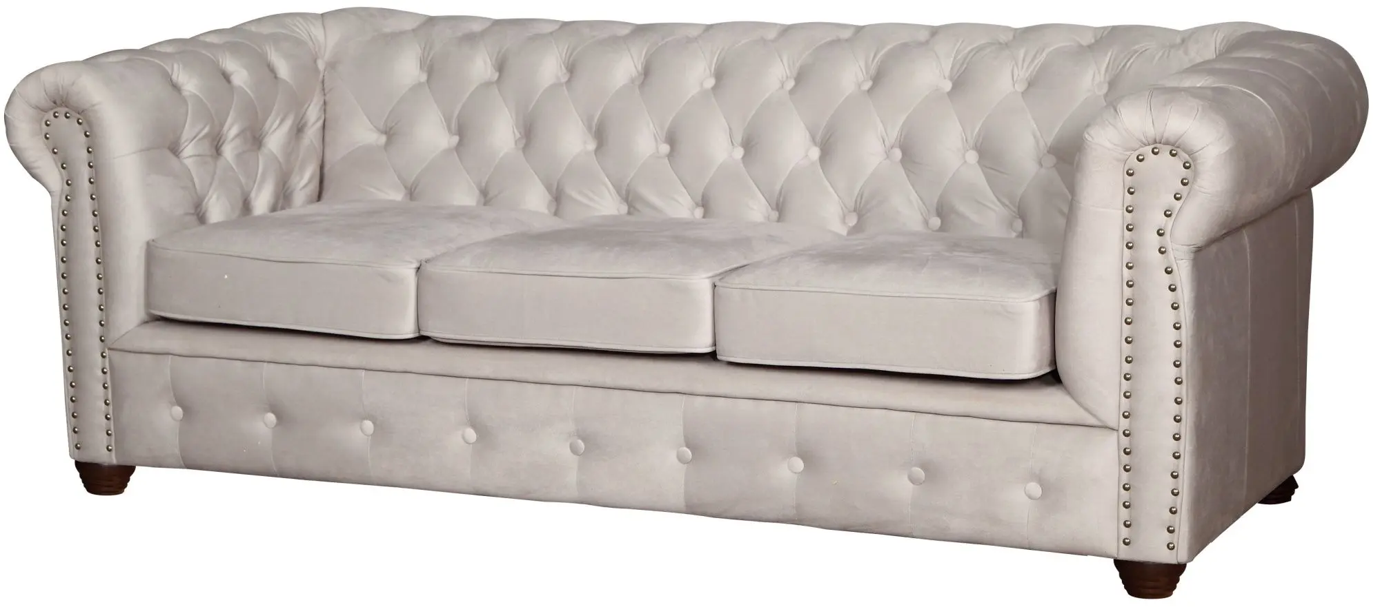 Диван Inspira Furniture Oxford 3 Seater with Casters/York Amore 31 (Grey)