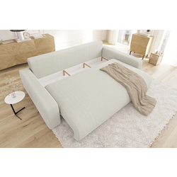 Диван Inspira Furniture Sara 4 Seater Lincoln 03 (Beige) Thumb