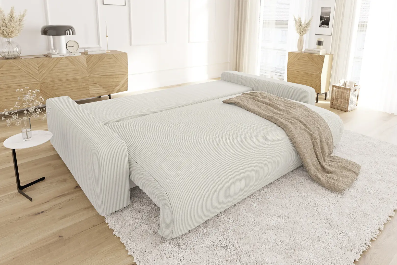 Диван Inspira Furniture Sara 4 Seater Lincoln 03 (Beige)