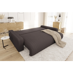 Canapea Inspira Furniture Sara 4 Seater Lincoln 29 (Brown) Thumb