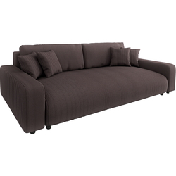 Canapea Inspira Furniture Sara 4 Seater Lincoln 29 (Brown) Thumb
