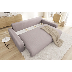 Canapea Inspira Furniture Sara 4 Seater Lincoln 61 (Pink) Thumb