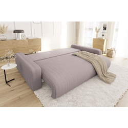 Canapea Inspira Furniture Sara 4 Seater Lincoln 61 (Pink) Thumb