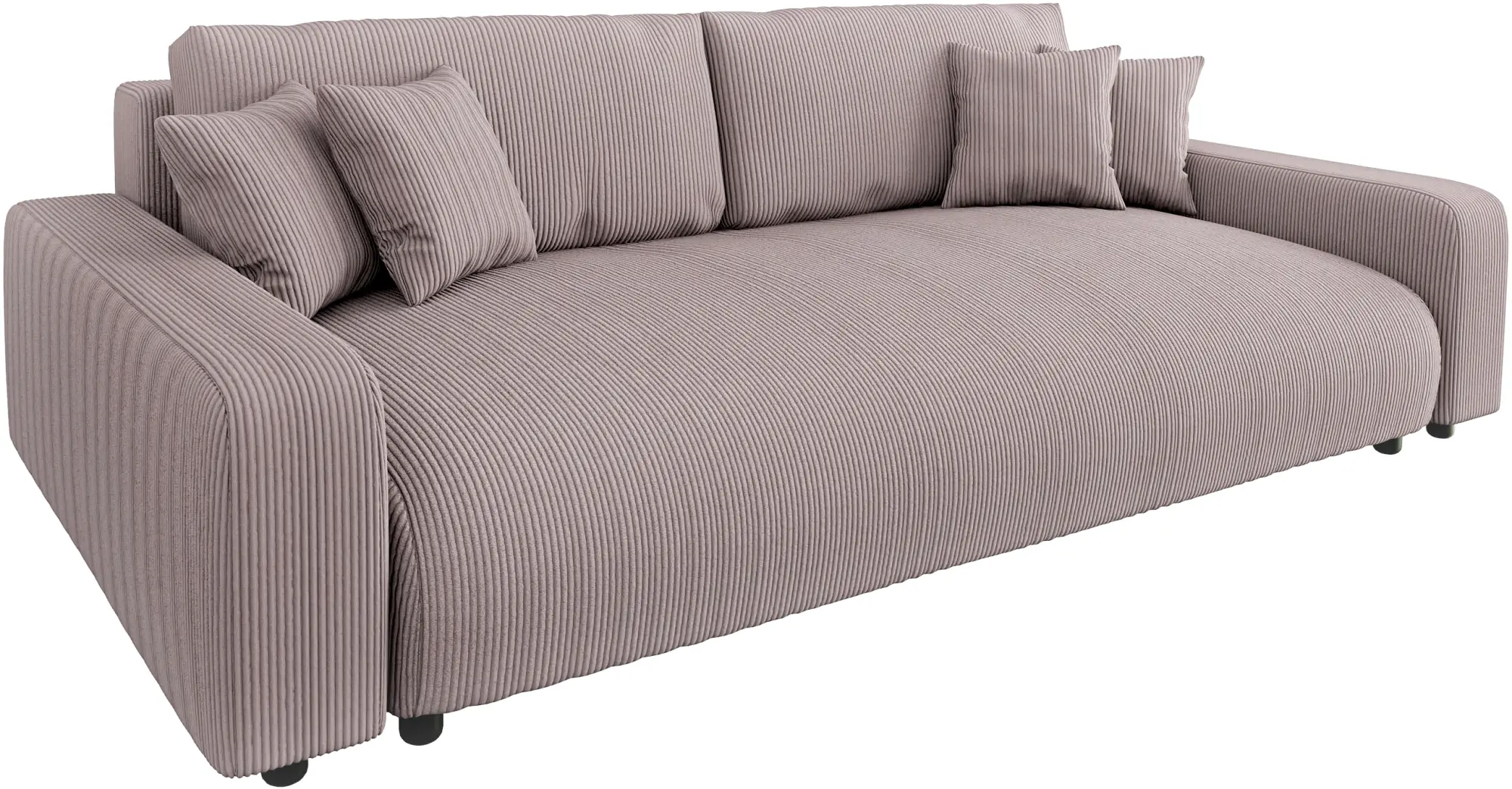 Canapea Inspira Furniture Sara 4 Seater Lincoln 61 (Pink)