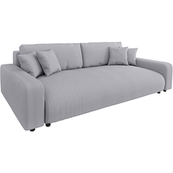 Canapea Inspira Furniture Sara 4 Seater Lincoln 86 (Grey) Thumb