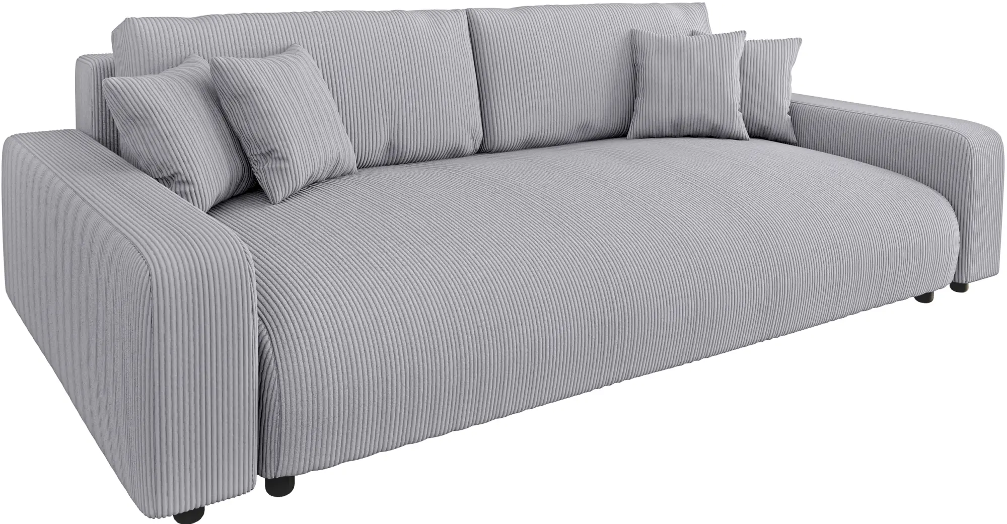Canapea Inspira Furniture Sara 4 Seater Lincoln 86 (Grey)