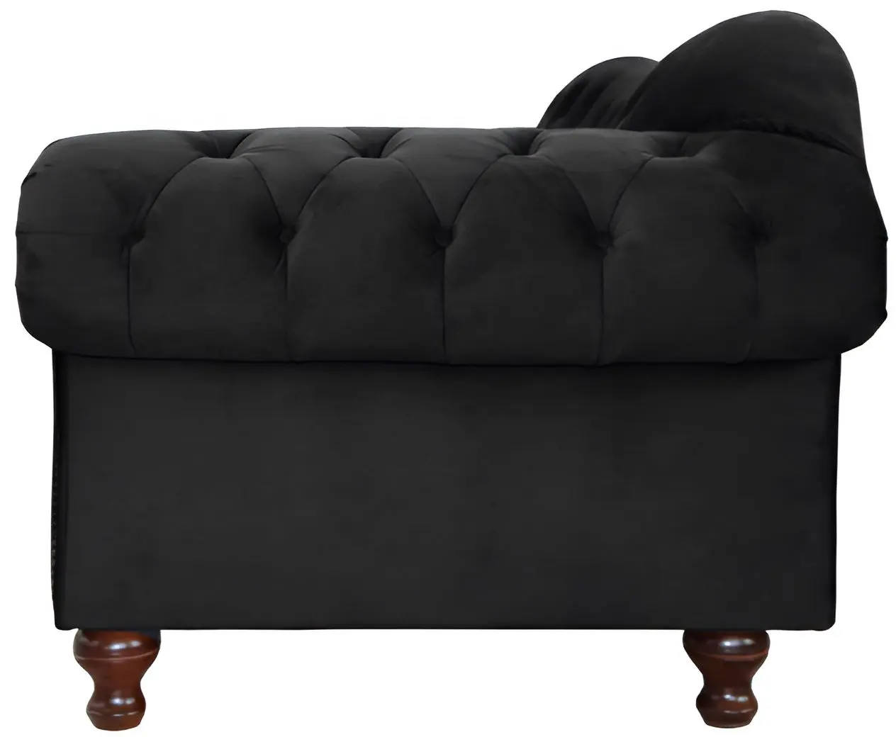 Canapea Inspira Furniture Sheffield 3 Seater 140x185 Amore 22 (Black)