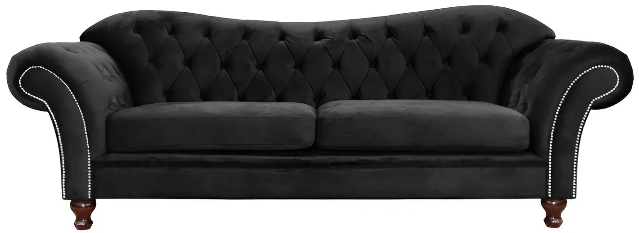 Диван Inspira Furniture Sheffield 3 Seater Amore 22 (Black)