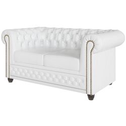 Canapea Inspira Furniture York 2 Seater MG 0 (White) Thumb
