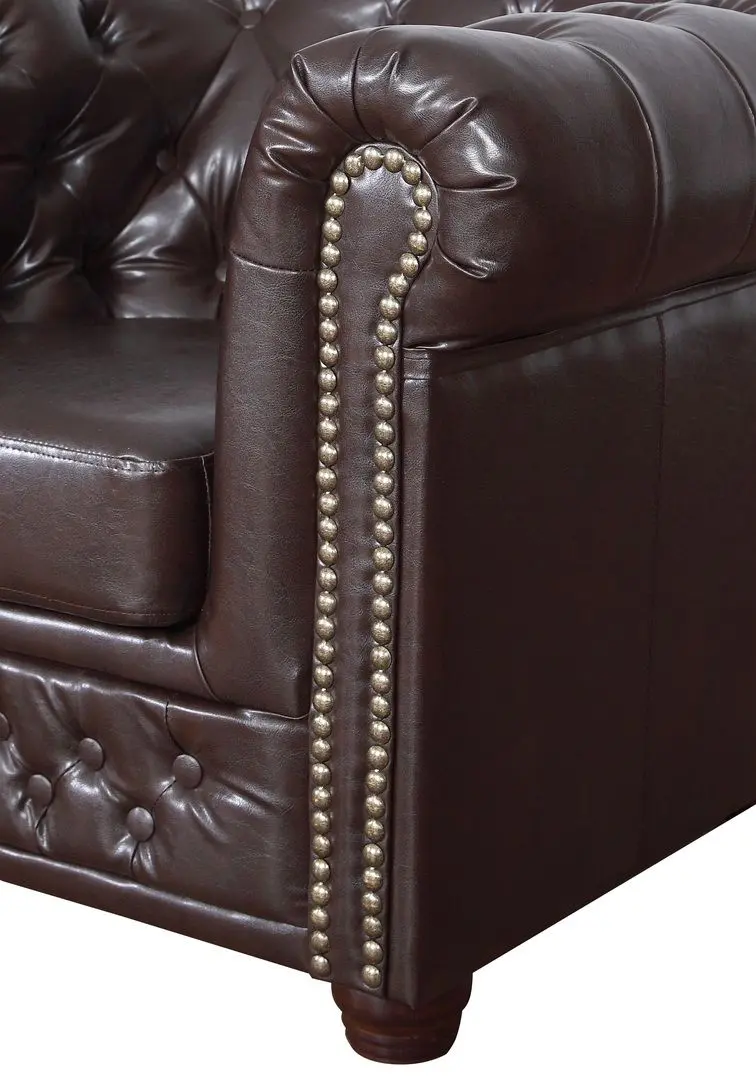 Canapea Inspira Furniture York 2 Seater MG 14 (Chocolate)