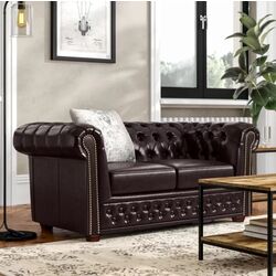 Canapea Inspira Furniture York 2 Seater MG 14 (Chocolate) Thumb