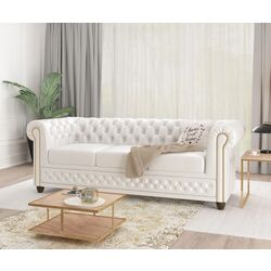 Диван Inspira Furniture York 3 Seater MG 0 (White)