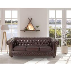 Диван Inspira Furniture York 3 Seater MG 10 (Light Brown)