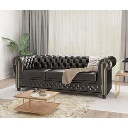Диван Inspira Furniture York 3 Seater MG 13 (Black)