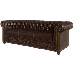 Диван Inspira Furniture York 3 Seater MG 14 (Chocolate) Thumb