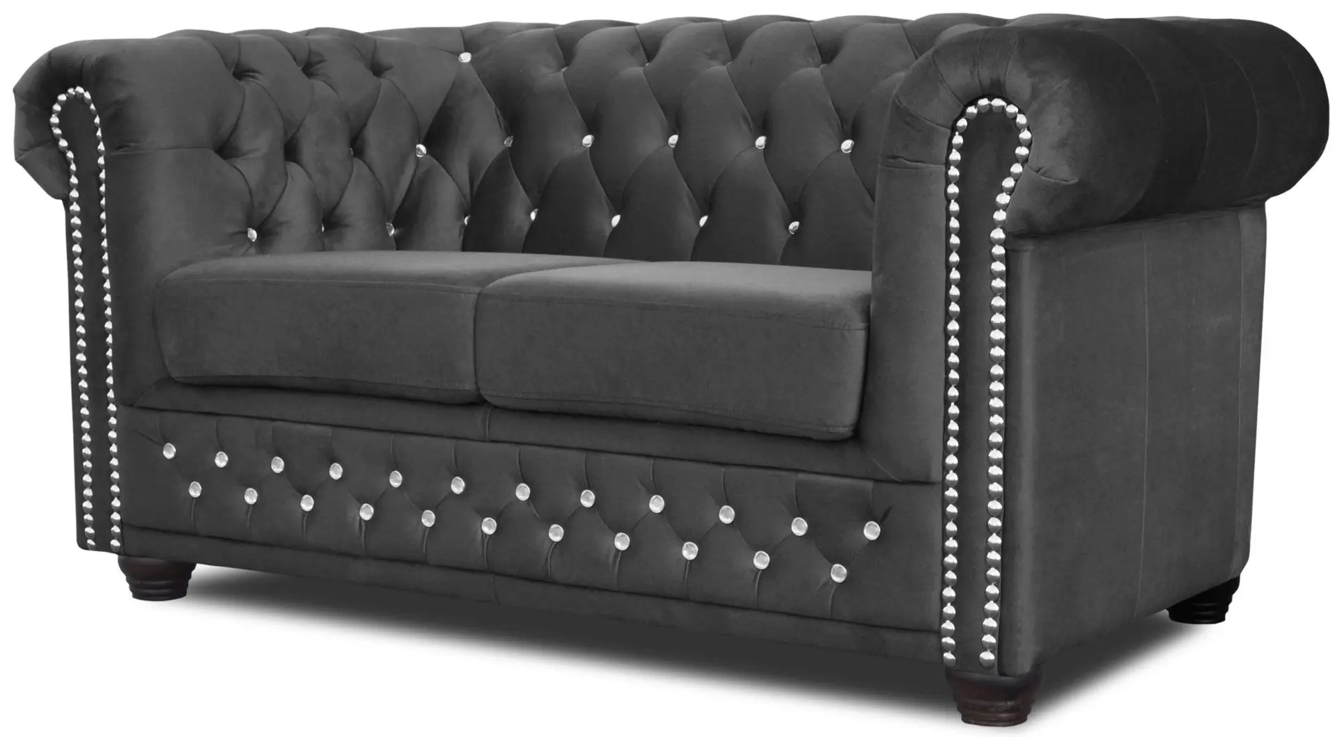 Canapea Inspira Furniture York Blink 2 Seater Amore 104 (Gray)