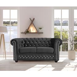 Canapea Inspira Furniture York Blink 2 Seater Amore 104 (Gray)