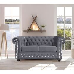 Диван Inspira Furniture York Blink 2 Seater Amore 32 (Anthracite)
