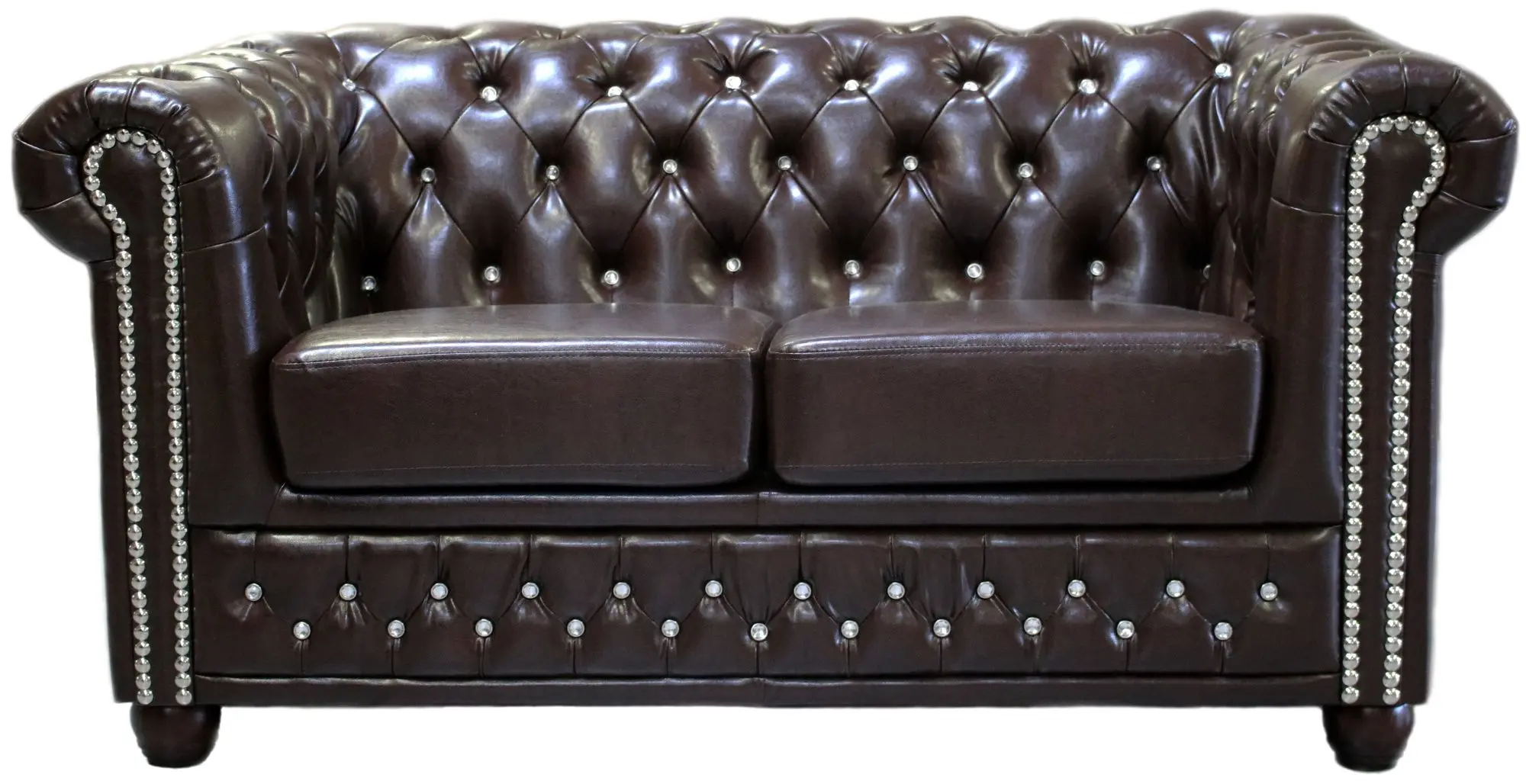 Canapea Inspira Furniture York Blink 2 Seater MG 14 (Chocolate)