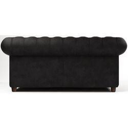 Canapea extensibila Inspira Furniture Cambridge 2 Seater 88x185 Riviera 100 (Black) Thumb