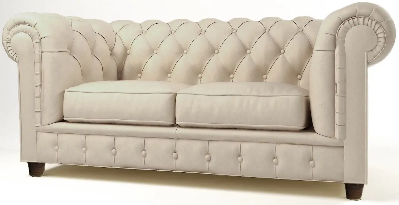 Canapea extensibila Inspira Furniture Cambridge 2 Seater 88x185 Riviera 21 (Beige)