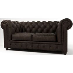 Canapea extensibila Inspira Furniture Cambridge 2 Seater 88x185 Riviera 26 (Brown) Thumb