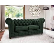 Диван раскладной Inspira Furniture Cambridge 2 Seater 88x185 Riviera 38 (Dark Green)