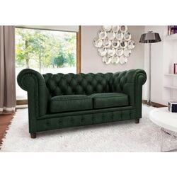 Canapea extensibila Inspira Furniture Cambridge 2 Seater 88x185 Riviera 38 (Dark Green)