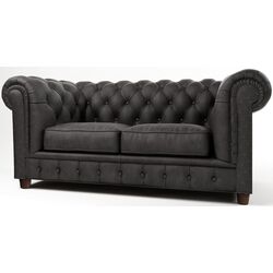 Диван раскладной Inspira Furniture Cambridge 2 Seater 88x185 Riviera 95 (Gray) Thumb