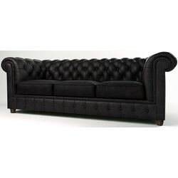 Canapea extensibila Inspira Furniture Cambridge 3 Seater 140x187 Riviera 100 (Black) Thumb