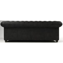 Canapea extensibila Inspira Furniture Cambridge 3 Seater 140x187 Riviera 100 (Black) Thumb