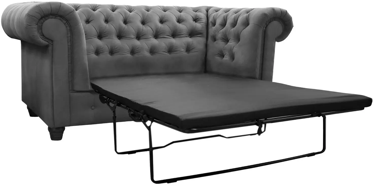 Canapea extensibila Inspira Furniture Cambridge 3 Seater 140x187 Riviera 95 (Gray)